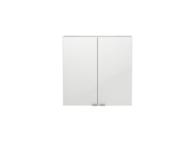 Armoire de salle de bains faible profondeur blanc brillant l.60 x H.60 x P.15 cm, GoodHome Imandra