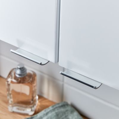 Armoire de salle de bains faible profondeur blanc brillant l.60 x H.90 x P.15 cm, GoodHome Imandra
