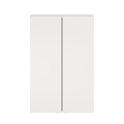 Armoire de salle de bains faible profondeur blanc mat l.60 x H.90 x P.15 cm, GoodHome Imandra