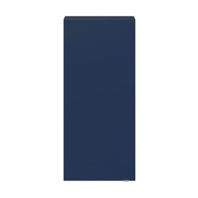 Armoire de salle de bains faible profondeur bleu nuit mat l.40 x H.90 x P.15 cm, GoodHome Imandra