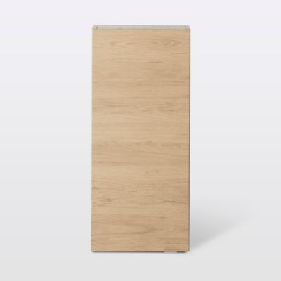 Armoire de salle de bains faible profondeur effet chêne l.40 x H.90 x P.15 cm, GoodHome Imandra