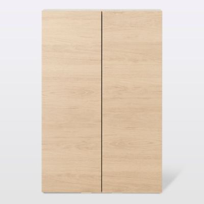 Armoire de salle de bains faible profondeur effet chêne l.60 x H.90 x P.15 cm, GoodHome Imandra