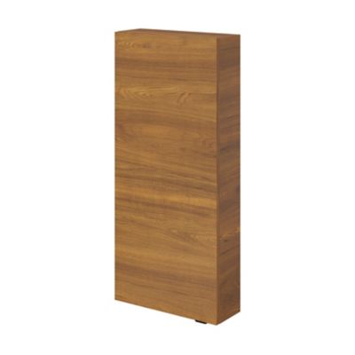 Armoire de salle de bains faible profondeur effet noyer l.40 x H.90 x P.15 cm, GoodHome Imandra