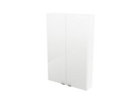 Armoire de salle de bains faible profondeur GoodHome Imandra blanc L.60 x H.90 x P.15 cm