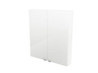 Armoire de salle de bains faible profondeur GoodHome Imandra blanc L.80 x H.90 x P.15 cm