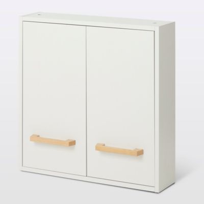 Armoire à pharmacie avec porte miroir GoodHome Saranda métal blanc L. 30 x  H. 60 x P. 20 cm