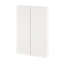 Armoire de salle de bains faible profondeur l.60 x H.90 x P.15 cm, blanc mat, Imandra