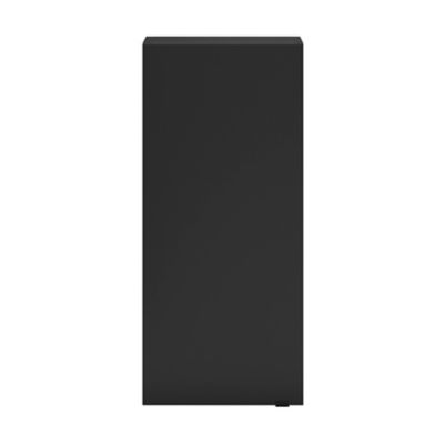 Armoire de salle de bains faible profondeur noir mat l.40 x H.90 x P.15 cm, GoodHome Imandra