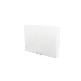 Armoire de salle de bains GoodHome Imandra blanc L.80 x H.60 x P.15 cm