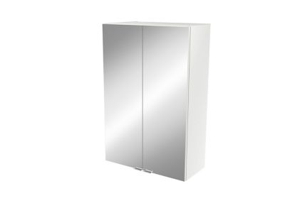 Armoire de salle de bains GoodHome Imandra blanc miroir L.60 x H.90 x P