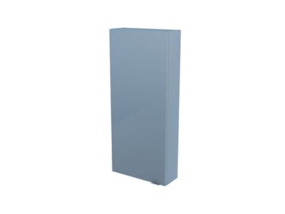 Armoire de salle de bains GoodHome Imandra bleu L.40 x H.90 x P.15 cm