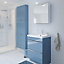 Armoire de salle de bains GoodHome Imandra bleu L.60 x H.60 x P.15 cm