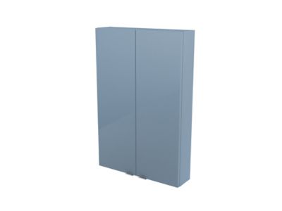 Armoire De Salle De Bains Goodhome Imandra Bleu L 60 X H 90 X P 15 Cm Castorama