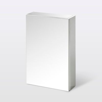 Armoire de salle de bains GoodHome Imandra miroir L.40 x H.60 x P.15 cm