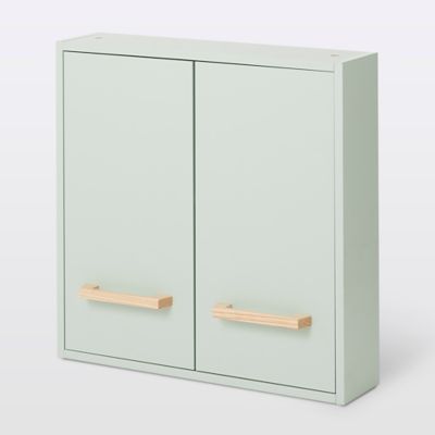Armoire de salle de bains GoodHome Ladoga vert L. 60 x H. 60 x P. 15 cm