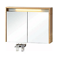 Armoire de salle de bains miroir éclairant Essential II 80 cm