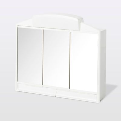 Armoire de salle de bains Toeda miroir éclairant L. 58,6 x H. 51,2 x P. 14,2 cm