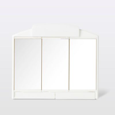 Armoire de salle de bains Toeda miroir éclairant L. 58,6 x H. 51,2 x P. 14,2 cm