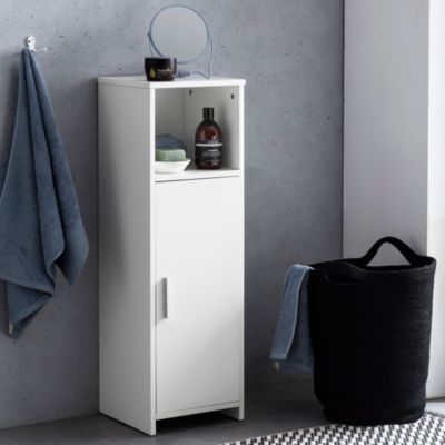 Armoire de toilette 30x95,5x30cm Meubles de salle de bain Étagère Moderne FineBuy