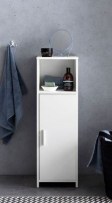 Armoire de toilette 30x95,5x30cm Meubles de salle de bain Étagère Moderne FineBuy