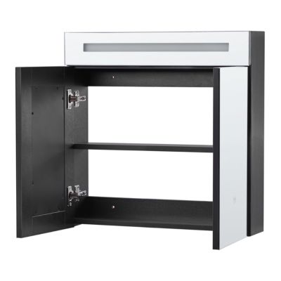 Armoire de toilette 60 x 60 cm LED noire JARAMILLO