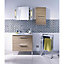 Armoire de toilette gris laqué Cooke & Lewis Seton 80 cm