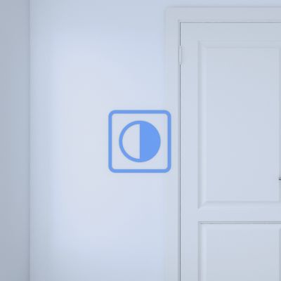 Armoire de toilette miroir acier inox 105x65cm LED tactile prise SIRHONA