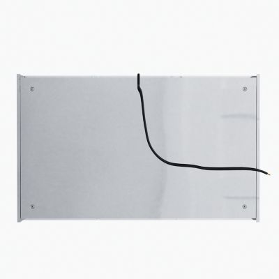 Armoire de toilette miroir acier inox 105x65cm LED tactile prise SIRHONA