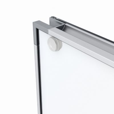 Armoire de toilette miroir aluminium 65x65cm LED tactile anti-buée prise SIRHONA