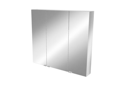 Armoire de toilette miroir l.100 x H.90 x P.15 cm, GoodHome Imandra