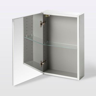 Armoire de toilette miroir l.40 x H.60 x P.15 cm, GoodHome Imandra