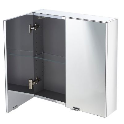 Armoire de toilette miroir l.60 x H.60 x P.15 cm, GoodHome Imandra