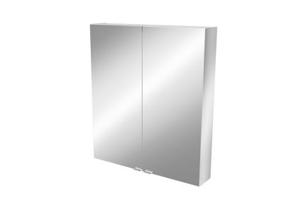 Armoire de toilette miroir l.80 x H.90 x P.15 cm, GoodHome Imandra