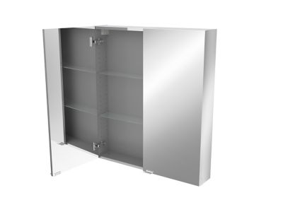 Armoire de toilette miroir l.80 x H.90 x P.15 cm, GoodHome Imandra
