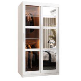 Armoire Dome 2 a portes coulissantes H. 200 x L. 100 x P. 62 2 portes