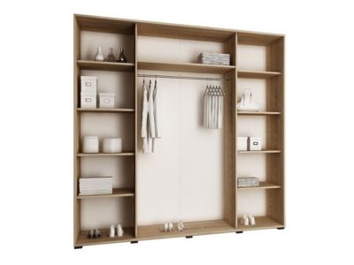 Armoire Dover 106, Nombre d'étagères: 9, 200x200x62cm