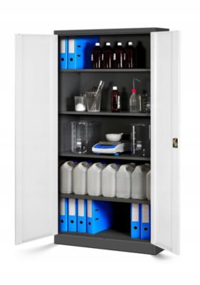 Armoire en métal verrouillable Jan Nowak 185x90x45 cm anthracite