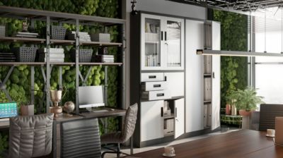 Armoire en métal verrouillable Jan Nowak 185x90x45 cm anthracite