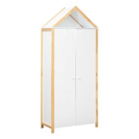 Armoire enfant "Kima" 86x204,5cm blanc - Atmosphera