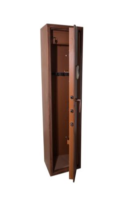 Armoire à fusils à code aspect bois TLE/5, capacité 5 fusils - TECHNOSAFE