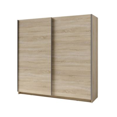 Armoire, garde robe 200 cm 2 portes coulissantes - chene sonoma - Collection ARSALA