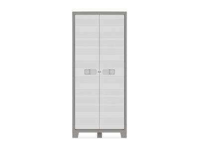 Armoire Haute Blanc Major 4 Tablettes L 80 X H 182 X P 44 Cm Castorama