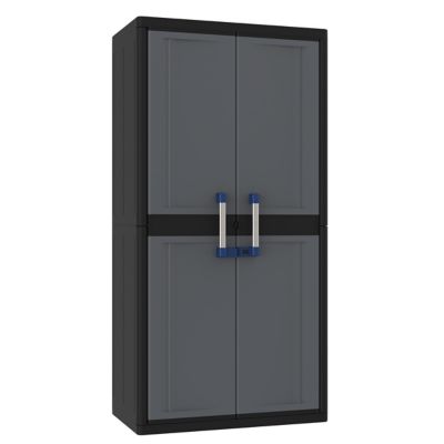 pistolet hebdomadaire Tectonique armoire plastique de garage préjudice