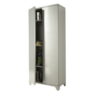 Armoire Haute En Metal Gris Form Castorama