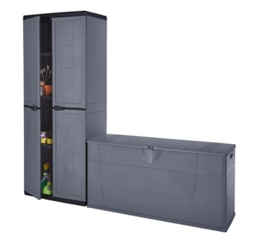 Armoire haute Jolly L. 68 x H. 166 x P.39 cm Castorama