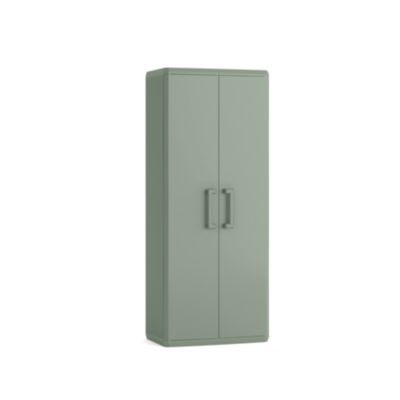 Armoire haute Keter Quadra vert L.68 x H.166 x P.39 cm Castorama
