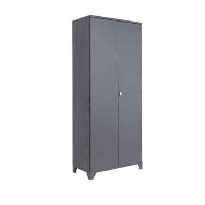 Armoire Haute Metal Gris 3 Tablettes Castorama