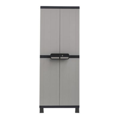 Armoire haute plastique 4 tablettes Links L.65 x H.173 x P.37 cm