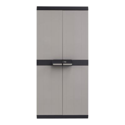 Armoire haute plastique 4 tablettes Links L.89 x H.190 x P.54 cm