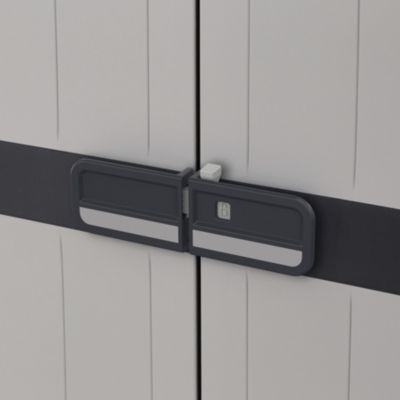 Armoire haute plastique 4 tablettes Links L.89 x H.190 x P.54 cm